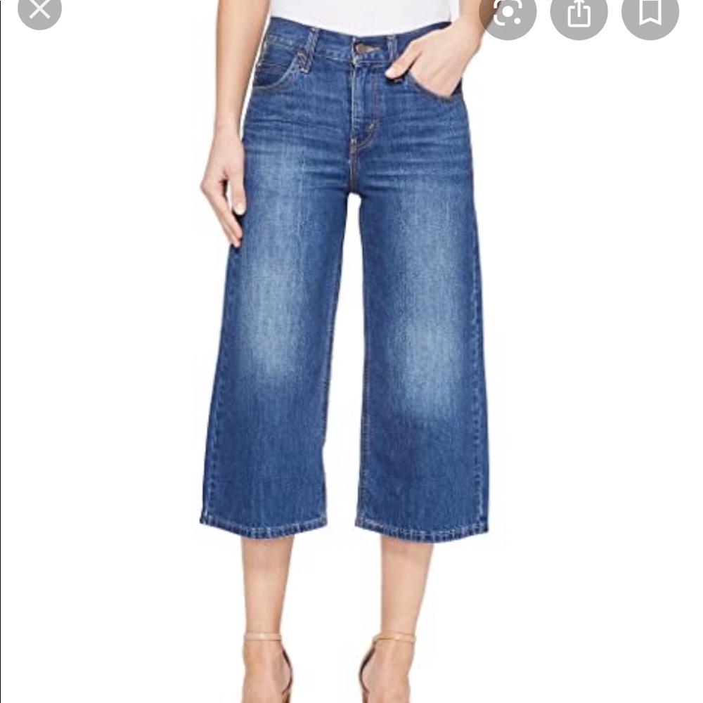 Nwot Levis high waist culotto jeans 25